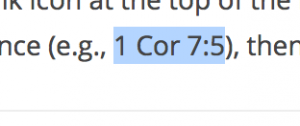 select text with cursor